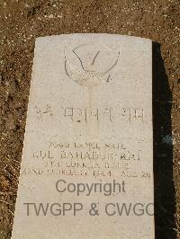 Cassino War Cemetery - Kul Bahadur Rai, 